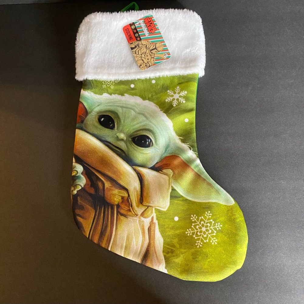 Disney Star Wars Mandalorian Christmas Stocking NWT